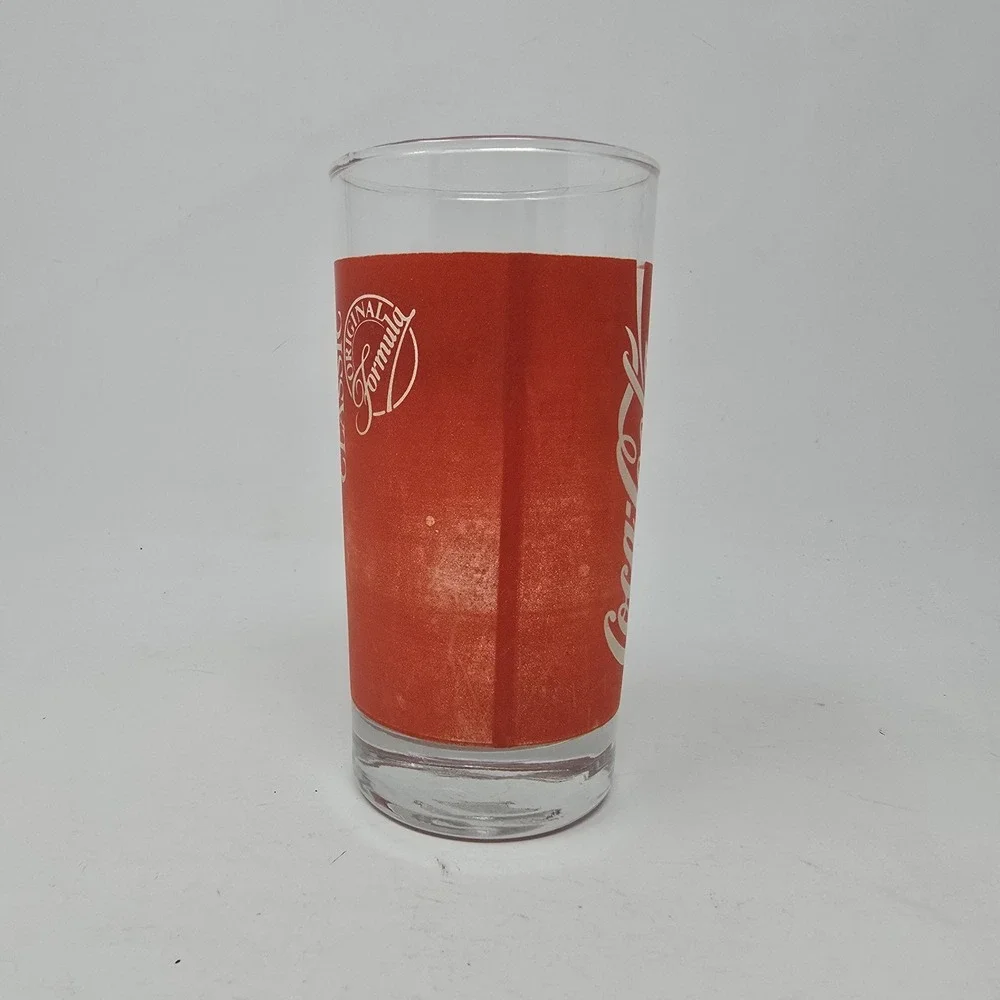 Vintage Coca-Cola Classic Original Formula Logo Drinking‎ Glass Tumbler